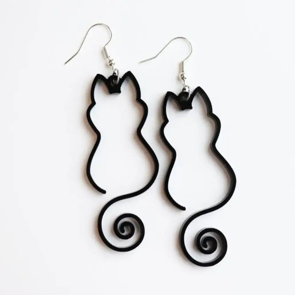 Cat earrings