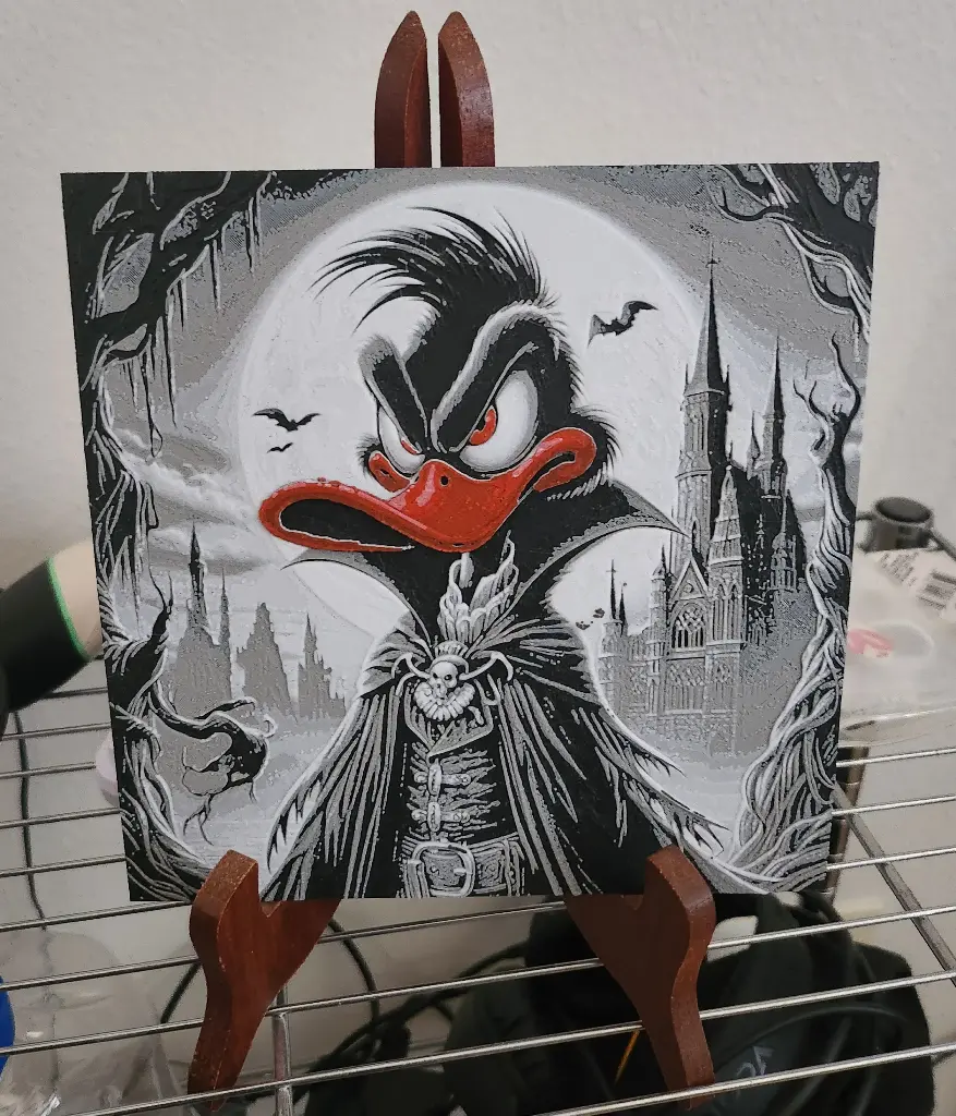 Donald duck vampire HueForge