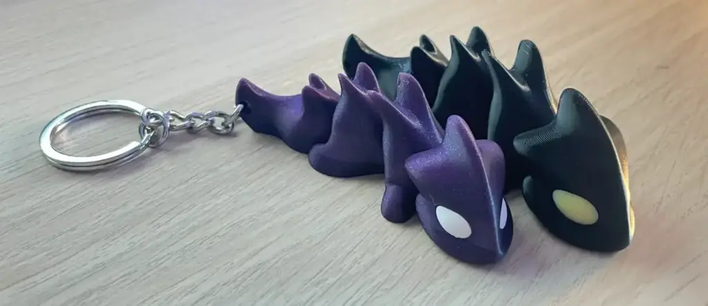 Mini dragon w/ keychain