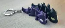 Mini dragon w/ keychain