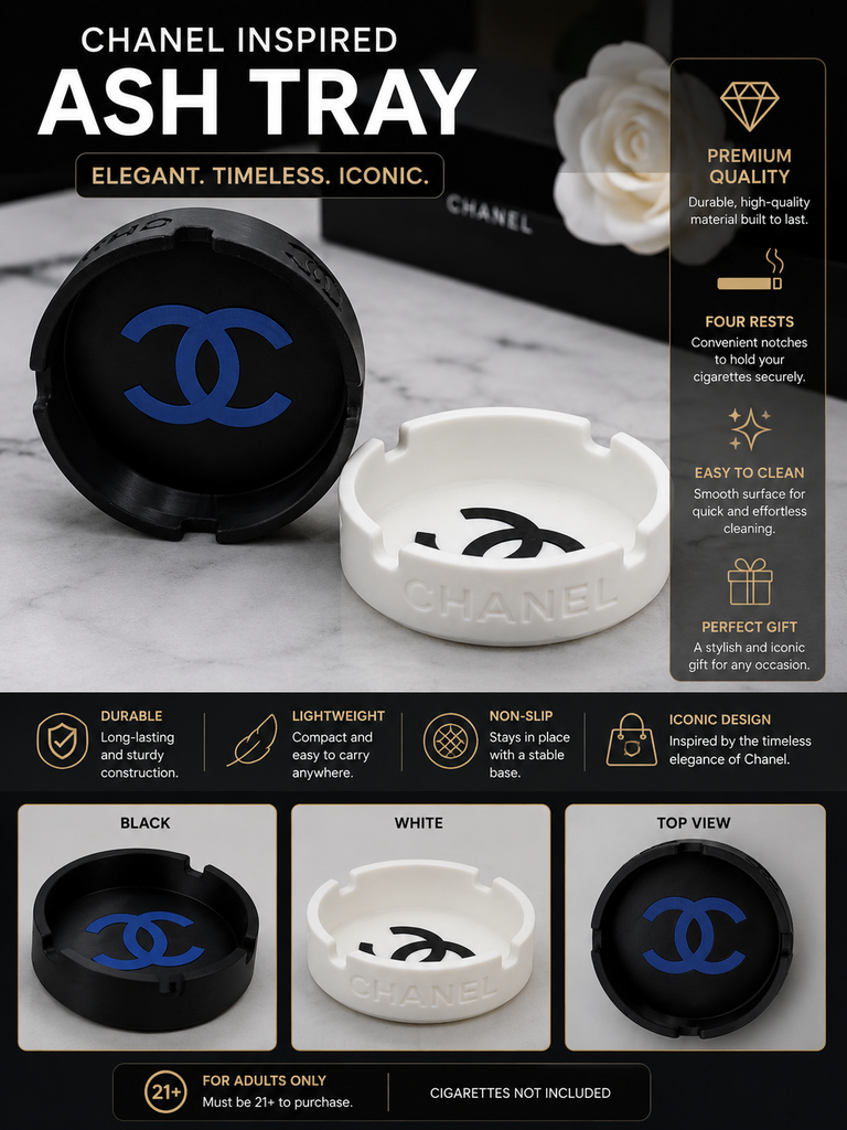 Chanel inspired ashtray