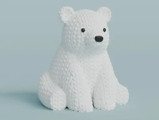 Knitted Polar Bear