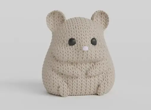 Knitted Hamster