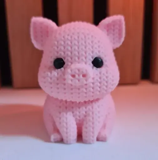Knitted Pig